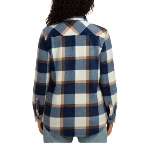 NEW RealTree Bonded Fleece Shacket | Navy - Picture 5 of 8